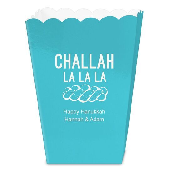 Challah La La La Mini Popcorn Boxes